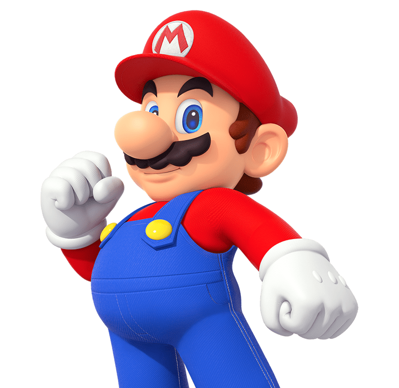 10 X Mario Wall Stickers - Totally Movable!!!