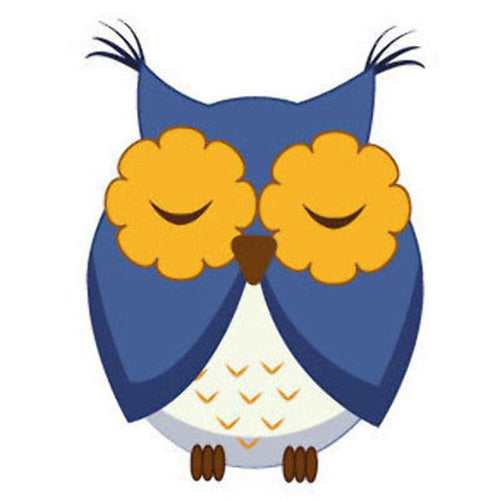 10 X Cute green owl Wall Sticker - Totally Movable